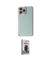 ieg™ iPhone 15 Pro Max Kılıf Yankı Serisi - Siyah Bilvis Hayalet Cam Ekran Koruyucu