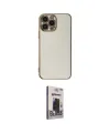 ieg™ iPhone 15 Pro Max Kılıf Yankı Serisi - Siyah Bilvis Hayalet Cam Ekran Koruyucu