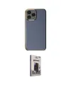 ieg™ iPhone 15 Pro Max Kılıf Yankı Serisi - Siyah Bilvis Hayalet Cam Ekran Koruyucu