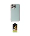ieg™ iPhone 15 Pro Max Kılıf Yankı Serisi - Siyah Buffer Cam Ekran Koruyucu