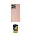 ieg™ iPhone 15 Pro Max Kılıf Yankı Serisi - Siyah Buffer Cam Ekran Koruyucu