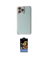 ieg™ iPhone 15 Pro Max Kılıf Yankı Serisi - Siyah Buffer Hayalet Cam Ekran Koruyucu