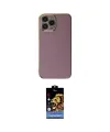 ieg™ iPhone 15 Pro Max Kılıf Yankı Serisi - Siyah Buffer Hayalet Cam Ekran Koruyucu