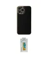 ieg™ iPhone 15 Pro Max Kılıf Yankı Serisi - Siyah Polymer Nano Ekran Koruyucu