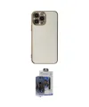 ieg™ iPhone 15 Pro Max Kılıf Yankı Serisi - Siyah Vanessa Magic Cam