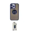 ieg™ iPhone 15 Pro Max Kılıf Yörünge Çizgi - Siyah Bilvis Hayalet Cam Ekran Koruyucu