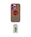 ieg™ iPhone 15 Pro Max Kılıf Yörünge Çizgi - Siyah Polymer Nano Ekran Koruyucu