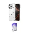 ieg™ iPhone 15 Pro Max Kılıf Yörünge Form - Siyah Bilvis 5in1 3D Magic Cam Ekran Koruyucu