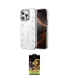 ieg™ iPhone 15 Pro Max Kılıf Yörünge Form - Siyah Buffer Cam Ekran Koruyucu