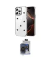 ieg™ iPhone 15 Pro Max Kılıf Yörünge Form - Siyah Vanessa Magic Cam