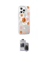 ieg™ iPhone 15 Pro Max Kılıf Yörünge Işık Prime - Siyah Vanessa Magic Hayalet Cam