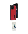 ieg™ iPhone 15 Pro Max Kılıf Yörünge Işık Serisi - Şeffaf Pasifik Cam Ekran Koruyucu