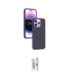 ieg™ iPhone 15 Pro Max Kılıf Yörünge Klasik - Siyah Bilvis 0.18mm Plus Cam Ekran Koruyucu