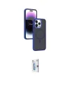 ieg™ iPhone 15 Pro Max Kılıf Yörünge Klasik - Siyah Bilvis 0.18mm Plus Cam Ekran Koruyucu