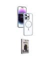 ieg™ iPhone 15 Pro Max Kılıf Yörünge Klasik - Siyah Bilvis Hayalet Cam Ekran Koruyucu