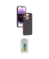 ieg™ iPhone 15 Pro Max Kılıf Yörünge Klasik - Siyah Polymer Nano Ekran Koruyucu
