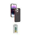 ieg™ iPhone 15 Pro Max Kılıf Yörünge Klasik - Siyah Polymer Nano Ekran Koruyucu