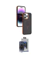 ieg™ iPhone 15 Pro Max Kılıf Yörünge Klasik - Siyah Vanessa Magic Cam