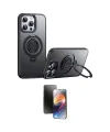 ieg™ iPhone 15 Pro Max Kılıf Zirve Çizgi Prime - Siyah 3D Antistatik Mat Seramik Nano Ekran Koruyucu