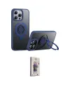 ieg™ iPhone 15 Pro Max Kılıf Zirve Çizgi Prime - Siyah Bilvis 3D Cam Ekran Koruyucu