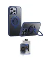 ieg™ iPhone 15 Pro Max Kılıf Zirve Çizgi Prime - Siyah Vanessa Magic Cam
