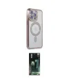 ieg™ iPhone 15 Pro Max Kılıf Zirve Doku Prime - Siyah 360 Mat Full Body Arka Koruyucu