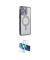 ieg™ iPhone 15 Pro Max Kılıf Zirve Doku Prime - Siyah 3D Antistatik Seramik Nano Ekran Koruyucu