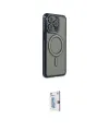 ieg™ iPhone 15 Pro Max Kılıf Zirve Doku Prime - Siyah Bilvis 0.18mm Plus Cam Ekran Koruyucu