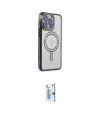 ieg™ iPhone 15 Pro Max Kılıf Zirve Doku Prime - Siyah Bilvis 0.18mm Plus Cam Ekran Koruyucu