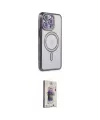 ieg™ iPhone 15 Pro Max Kılıf Zirve Doku Prime - Siyah Bilvis 3D Cam Ekran Koruyucu