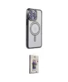 ieg™ iPhone 15 Pro Max Kılıf Zirve Doku Prime - Siyah Bilvis 3D Cam Ekran Koruyucu