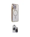 ieg™ iPhone 15 Pro Max Kılıf Zirve Doku Prime - Siyah Vanessa Magic Hayalet Cam
