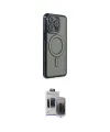 ieg™ iPhone 15 Pro Max Kılıf Zirve Doku Prime - Siyah Vanessa Magic Hayalet Cam