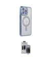 ieg™ iPhone 15 Pro Max Kılıf Zirve Doku Prime - Siyah Vanessa Magic Hayalet Cam