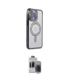 ieg™ iPhone 15 Pro Max Kılıf Zirve Doku Prime - Siyah Vanessa Magic Hayalet Cam