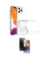 ieg™ iPhone 15 Pro Max Kılıf Zirve Doku - Siyah 3D Antistatik Mat Seramik Nano Ekran Koruyucu