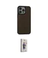 ieg™ iPhone 15 Pro Max Kılıf Zirve Işık Serisi - Siyah Bilvis 3D Cam Ekran Koruyucu