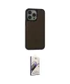 ieg™ iPhone 15 Pro Max Kılıf Zirve Işık Serisi - Siyah Bilvis 3D Mat Cam Ekran Koruyucu