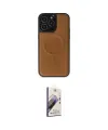 ieg™ iPhone 15 Pro Max Kılıf Zirve Işık Serisi - Siyah Bilvis 3D Mat Cam Ekran Koruyucu