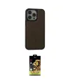 ieg™ iPhone 15 Pro Max Kılıf Zirve Işık Serisi - Siyah Buffer Cam Ekran Koruyucu