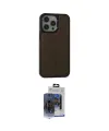 ieg™ iPhone 15 Pro Max Kılıf Zirve Işık Serisi - Siyah Vanessa Magic Cam
