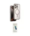 ieg™ iPhone 15 Pro Max Kılıf Zirve Klasik Prime - Şeffaf Pasifik Cam Ekran Koruyucu