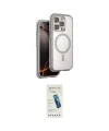 ieg™ iPhone 15 Pro Max Kılıf Zirve Klasik Prime - Şeffaf Pasifik Cam Ekran Koruyucu