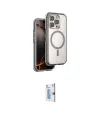 ieg™ iPhone 15 Pro Max Kılıf Zirve Klasik Prime - Siyah Bilvis 0.18mm Plus Cam Ekran Koruyucu