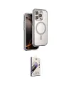 ieg™ iPhone 15 Pro Max Kılıf Zirve Klasik Prime - Siyah Bilvis 3D Mat Cam Ekran Koruyucu