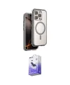 ieg™ iPhone 15 Pro Max Kılıf Zirve Klasik Prime - Siyah Bilvis 5in1 5D Magic Hayalet Cam Ekran Koruyucu