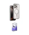 ieg™ iPhone 15 Pro Max Kılıf Zirve Klasik Prime - Siyah Bilvis 5in1 5D Magic Hayalet Cam Ekran Koruyucu