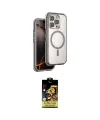 ieg™ iPhone 15 Pro Max Kılıf Zirve Klasik Prime - Siyah Buffer Cam Ekran Koruyucu