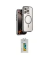 ieg™ iPhone 15 Pro Max Kılıf Zirve Klasik Prime - Siyah Polymer Nano Ekran Koruyucu