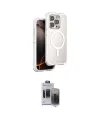 ieg™ iPhone 15 Pro Max Kılıf Zirve Klasik Prime - Siyah Vanessa Magic Hayalet Cam